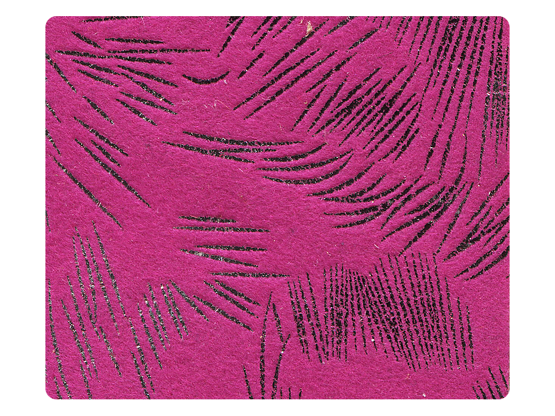 144 Pine Pattern Peach Velvet Fabric Swatch