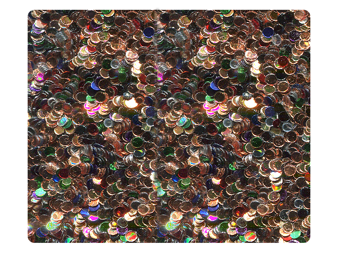 145 Copper Illusion Sparkle Fabric Swatch