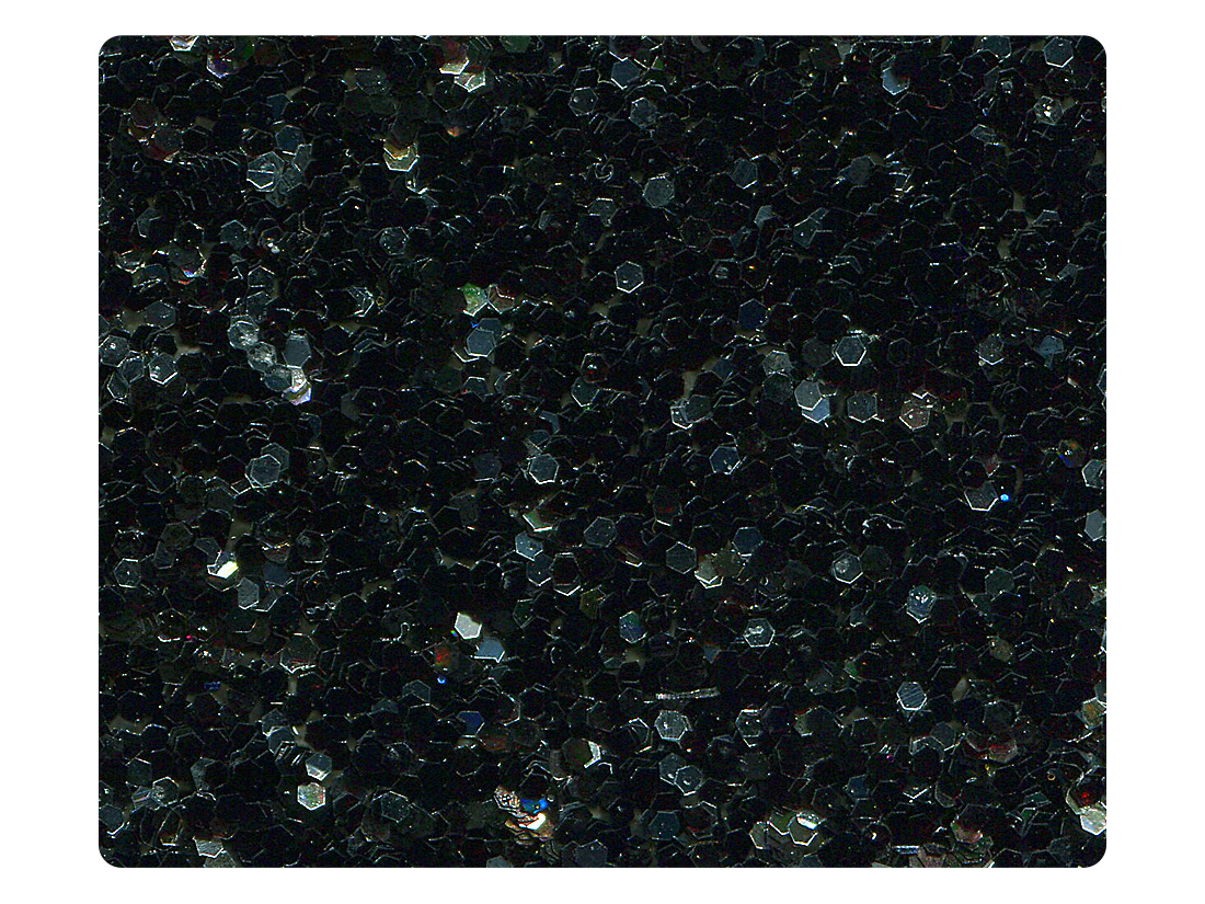 147 Black & Silver Sparkle Fabric Swatch