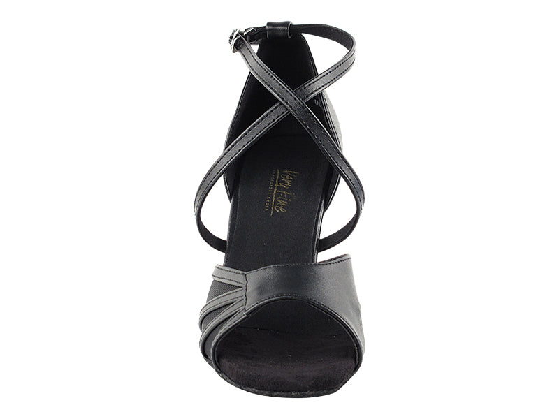 1601 Black Leather & Black Mesh
