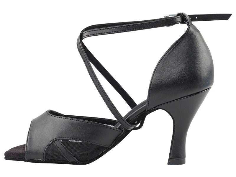 1601 Black Leather & Black Mesh