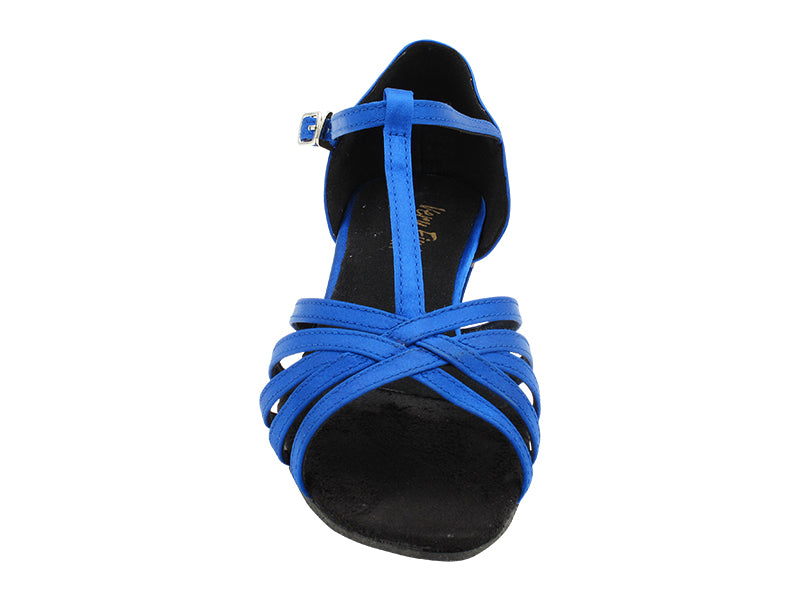 1612 247 Gem Blue Satin with 1" Heel (8881) in the photo