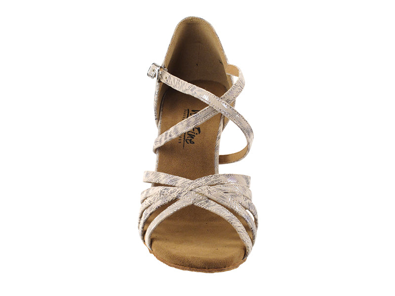 1613LEDSS Beige with 3" slim heel in the photo