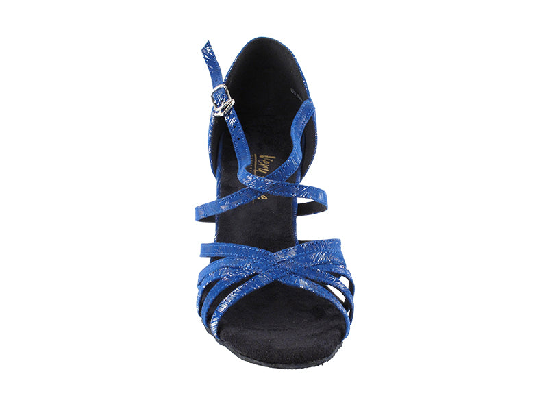 1613LEDSS Blue with 3" slim heel in the photo