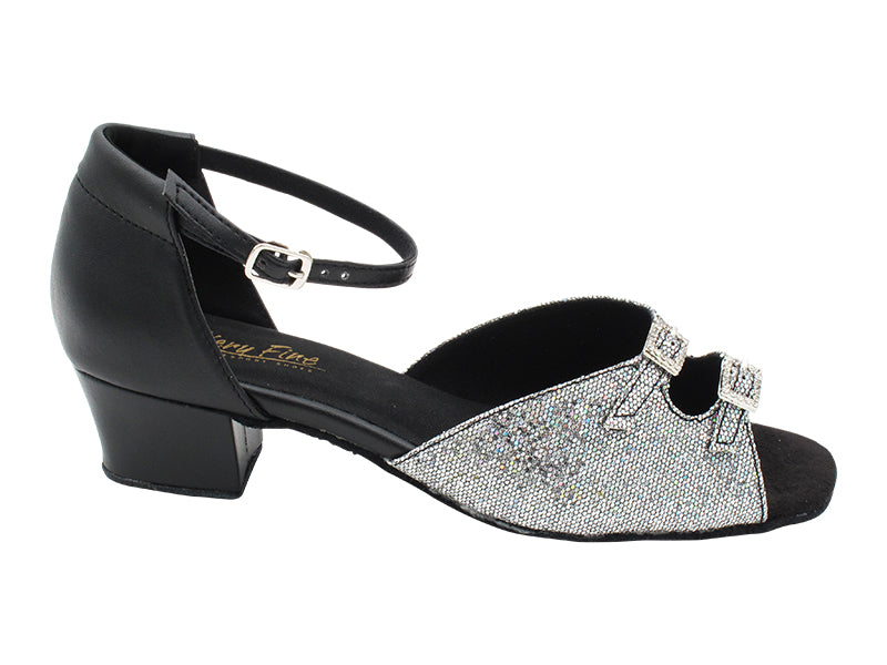 1620 172 Grey Scale_F_Black Leather_B_Stone with 1.5" Heel (2001) in the photo