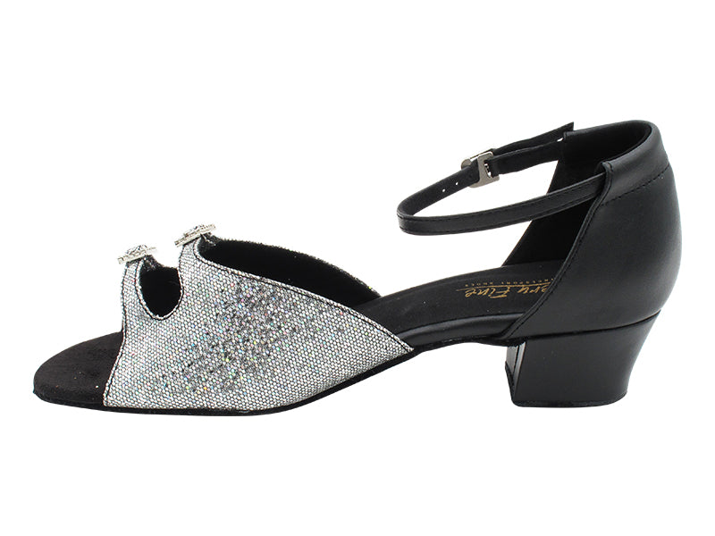 1620 172 Grey Scale_F_Black Leather_B_Stone with 1.5" Heel (2001) in the photo