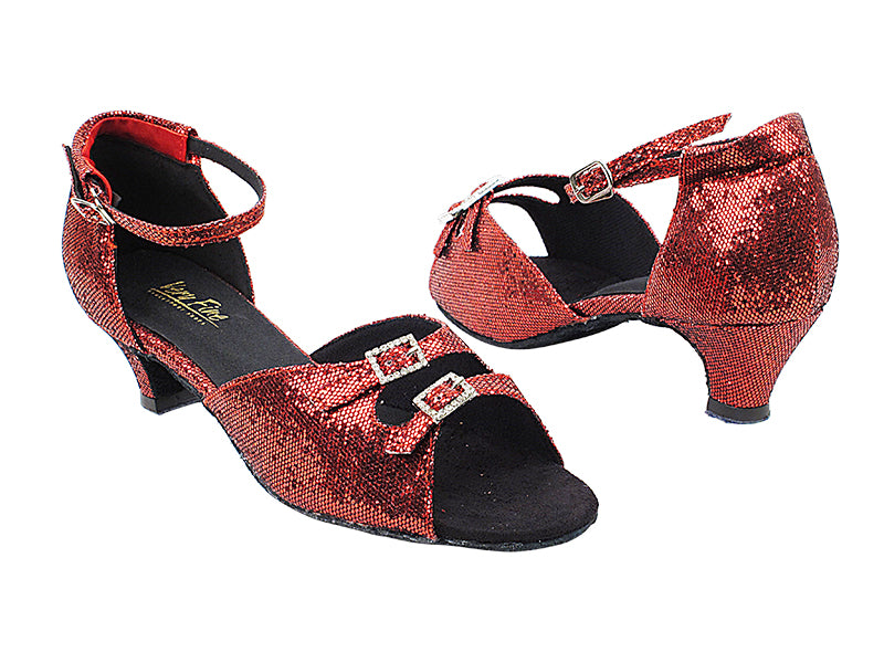 1620 285 Red Scale with 1.3" Cuban Heel in the photo