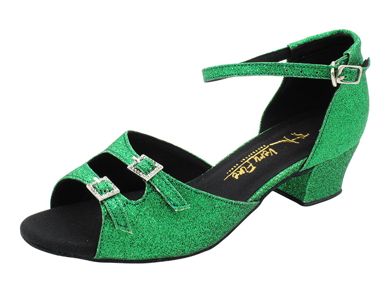 1620LEDSS Green Stardust with 1.5" Heel (2001) in the photo