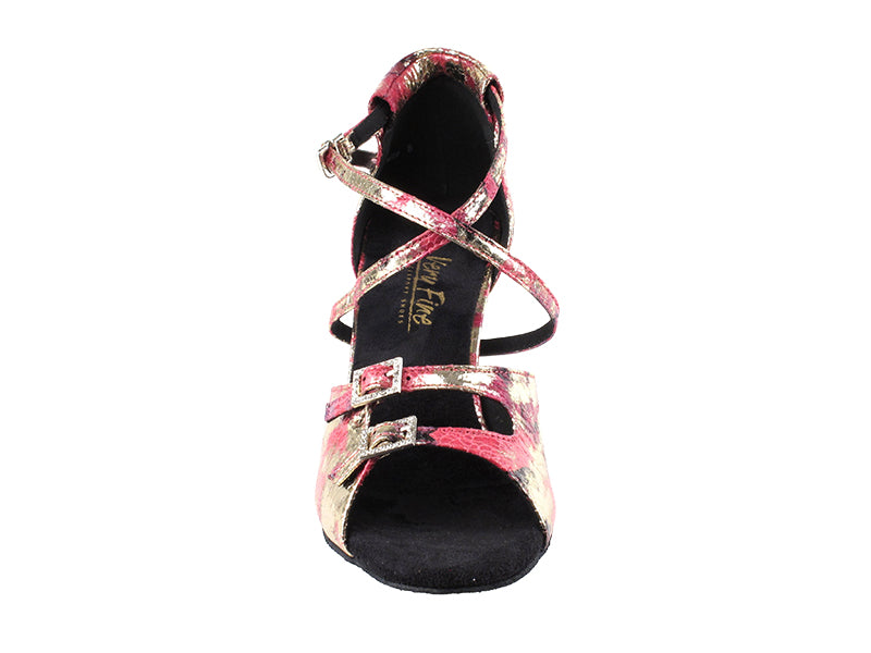 1625BLEDSS Peach Granite with 3" slim heel in the photo