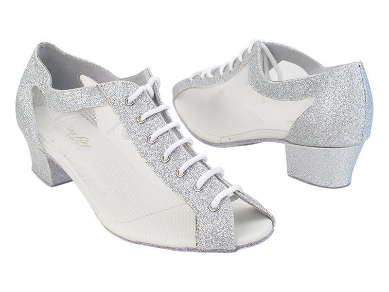 1643 126 Silver Stardust_Flesh Mesh with 1.5" Heel (2001) in the photo