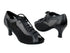 1643 Black Leather & Black Mesh with 2.5" Low Heel (2899) in the photo