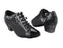 1643LEDSS Black Velvet Leopard with 1.5" Medium Heel (2001) in the photo