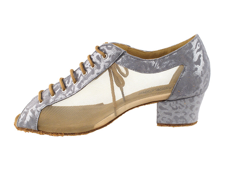 1643LEDSS Grey Velvet Leopard with 1.5" Medium Heel (2001) in the photo
