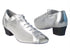 1643 151 Soft Silver PU_322 Black_H_52 White Mesh with 1.5" medium heel in the photo