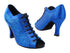 1643 247 Gem Blue Satin_234 Blue Stardust with 3" Heel (6812) in the photo