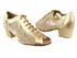 1643 57 Light Gold Leather_79 Mesh with 1.5" Heel in the photo