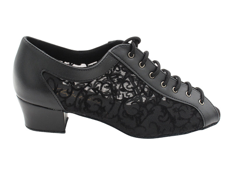 1643 Black Leather & 46 Mesh with 1.5" Heel (2001) in the photo