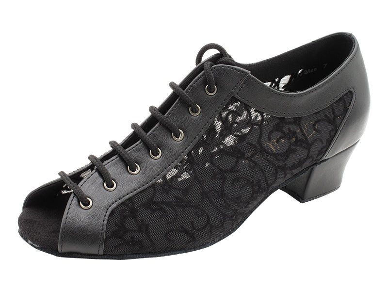 1643 Black Leather & 46 Mesh with 1.5" Heel (2001) in the photo