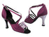 1651 187 Purple Illusion Sparkle_H_111 Purple Satin with 3.5" Heel in the photo