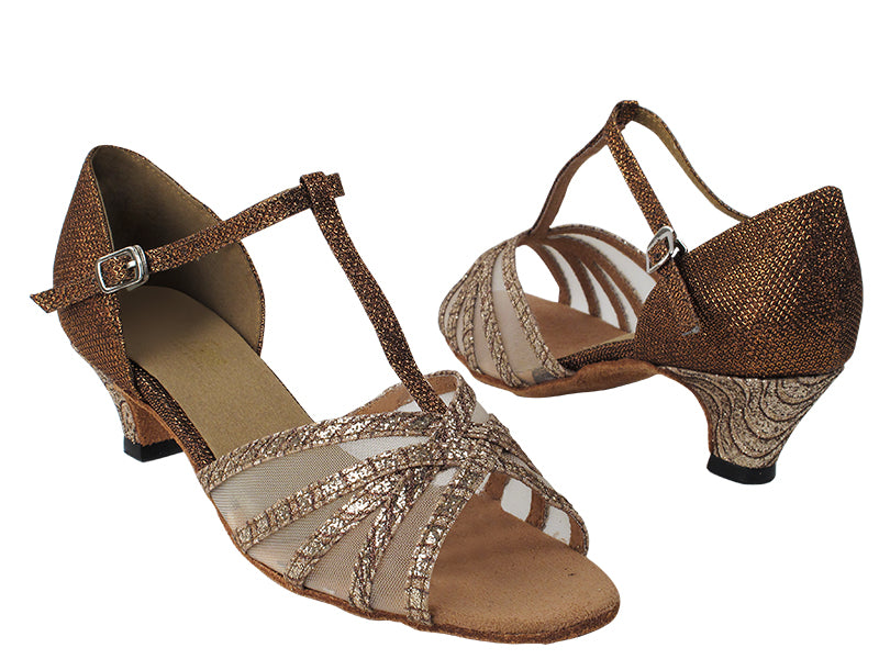 16612 217 Copper Sparkle 1_3 Cuban Heel