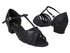 16612 38 Black Satin_269 Black Scale_Black Mesh with 2001_1.5" Heel in the photo
