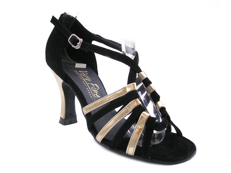 1661 Nubuck Noir & Cuir Doré