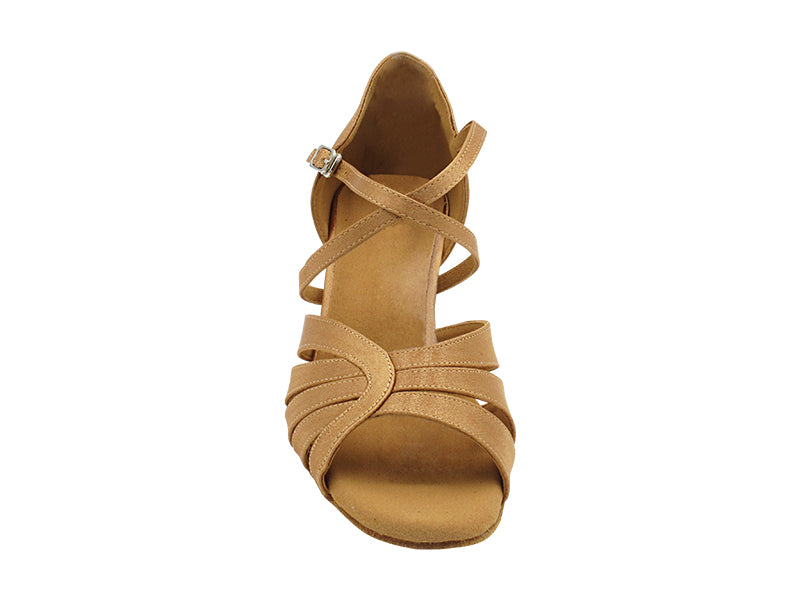 1668 Brown Satin with 2.5" Heel (2899) in the photo