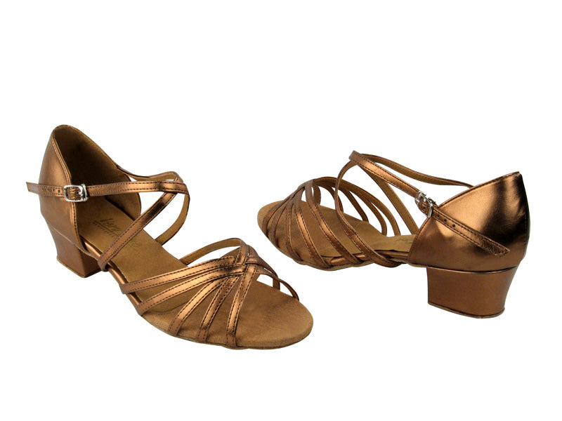 1670C 171 Dark Tan Gold with 1.5" Medium Heel in the photo