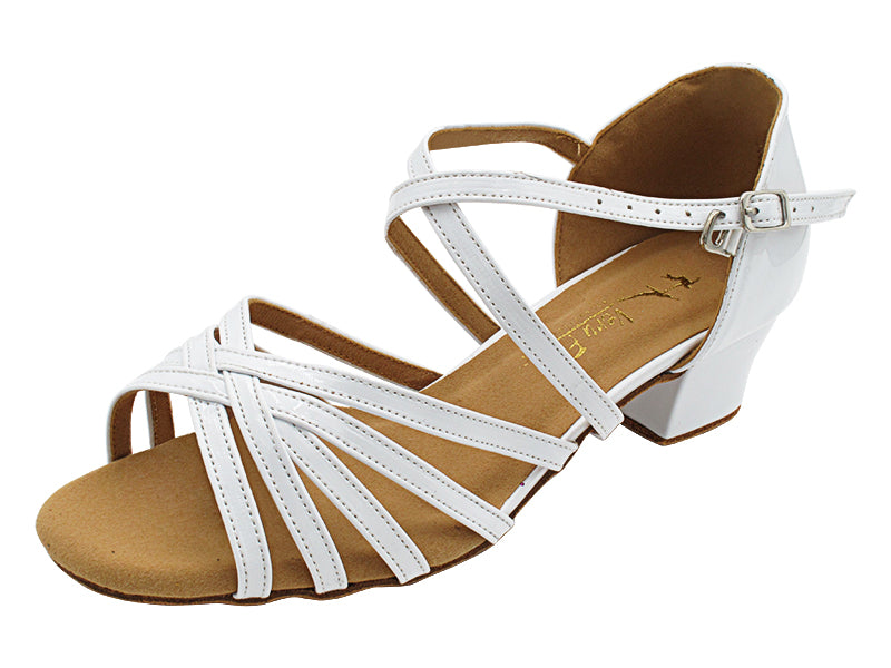 1670CG White Patent with 1.5" heel in the photo