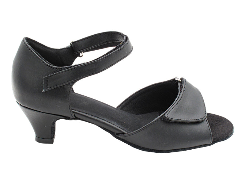 1678 Black Leather with 1.3" Cuban Heel (387) in the photo