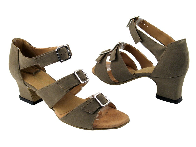 1679 134 Brown Nubuck with 2" Thick Cuban heel in the photo