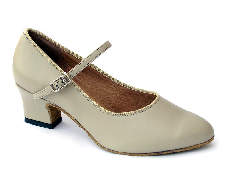 1682 Tan Leather with 2" Thick Cuban heel in the photo