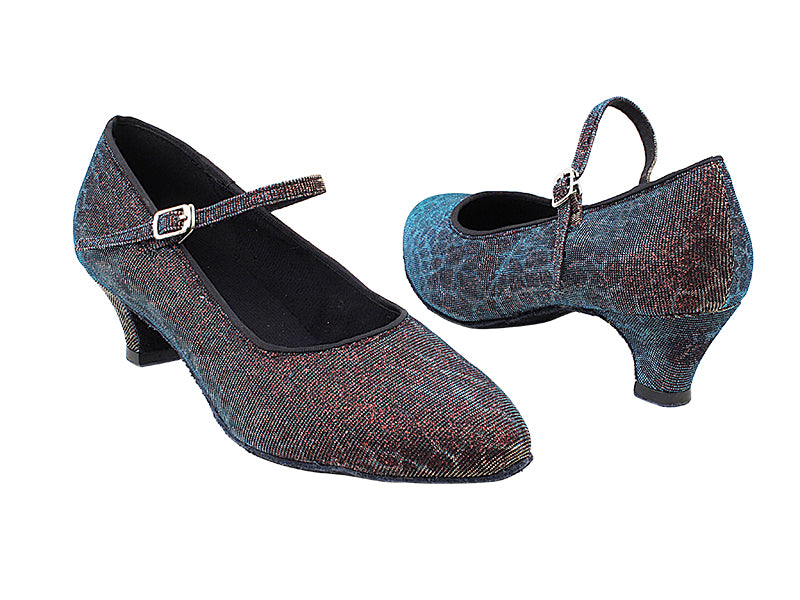 1682_3008 95 Blue Illusion with 1.3" Cuban Heel in the photo