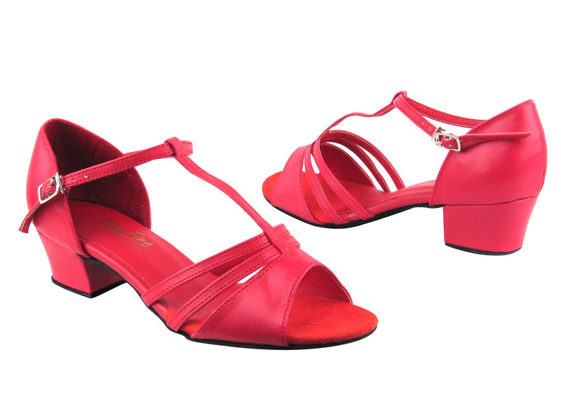 1683 211 Red Leather with 1.5" medium heel in the photo