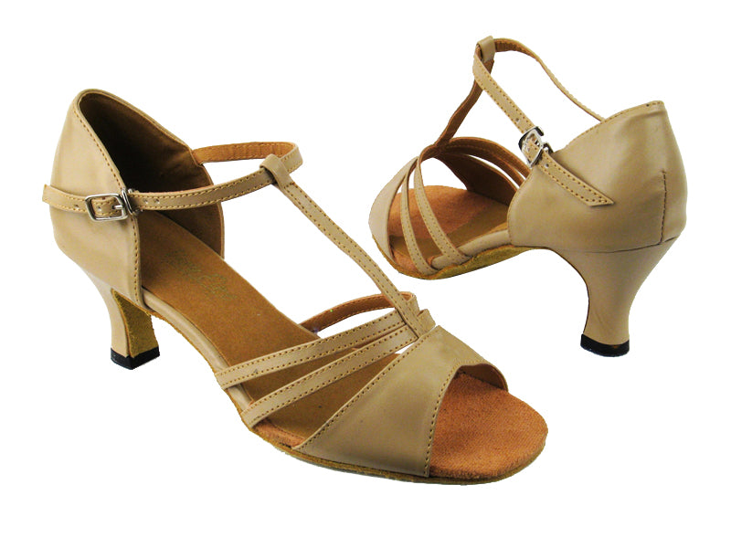 1683 60 Tan Leather with 2.5" low heel in the photo