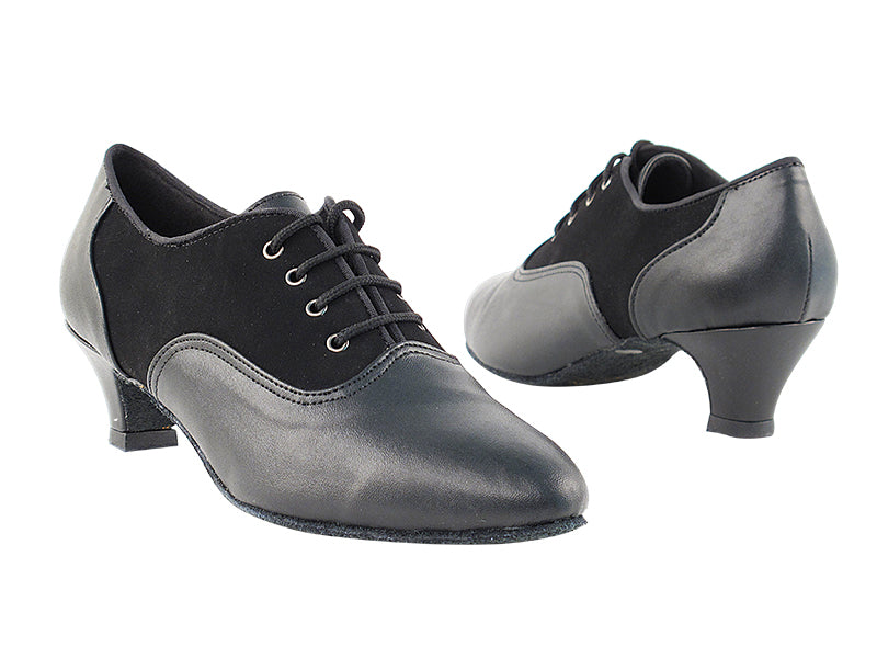 1688 Black Nubuck & Black Leather with 1.3" heel in the photo