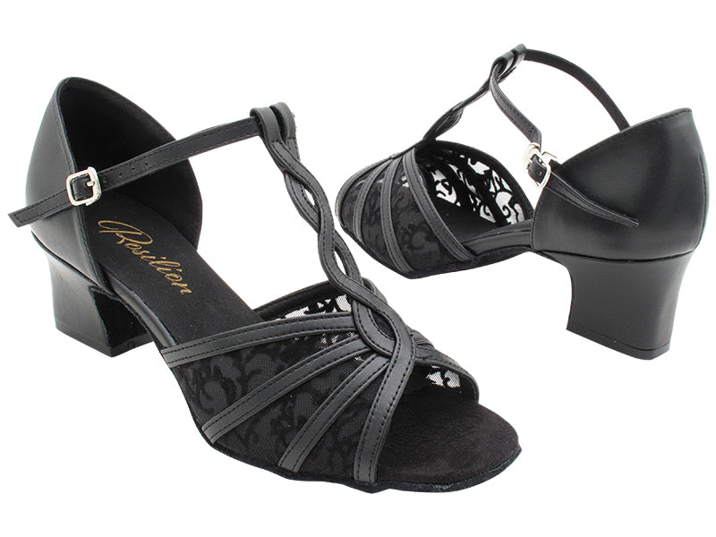 1692 Black Leather_46 Mesh with 2" TC Heel (3149) in the photo