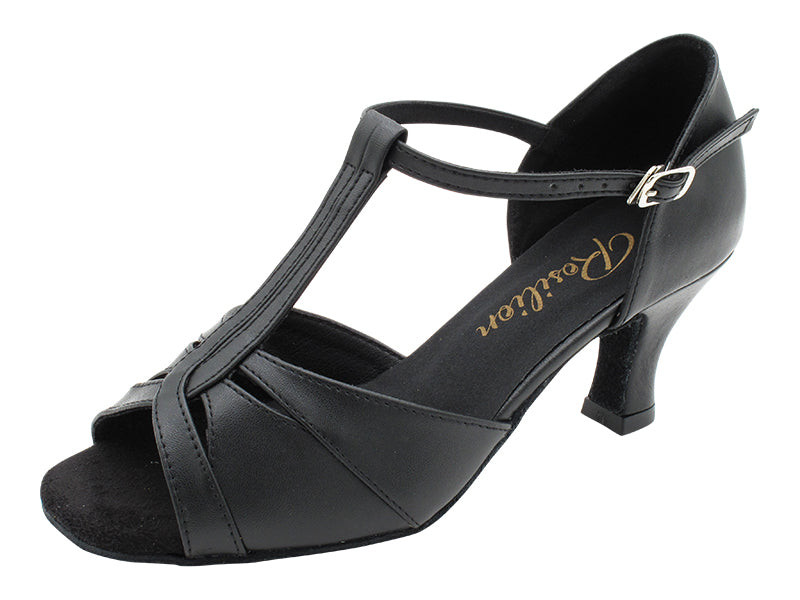 1703 Black Leather with 2.5" Heel (2899) in the photo