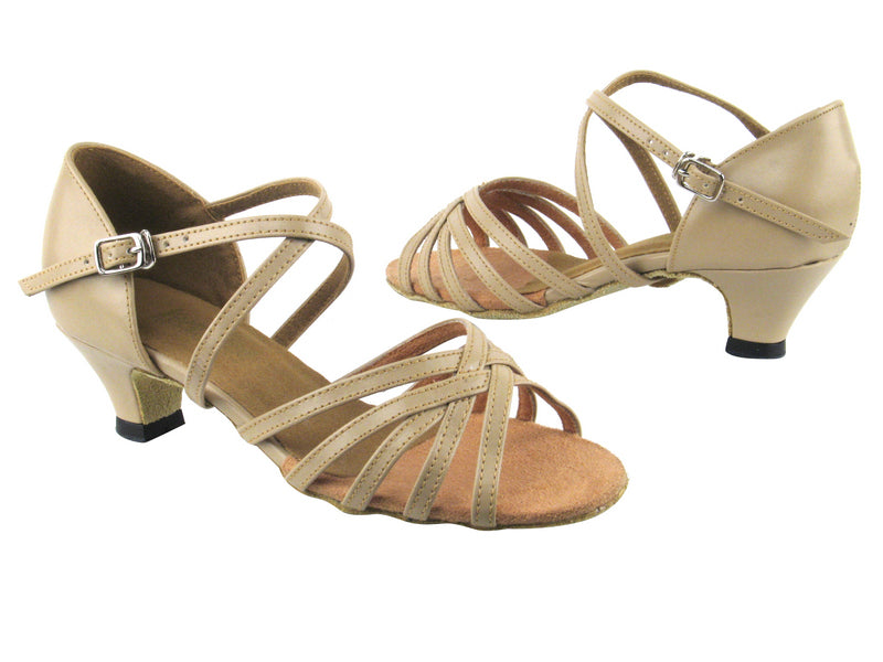 1710_1670C 60 Tan Leather with 1.3" Cuban heel in the photo