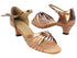 1712 171 Dark Tan Gold PU with 387_1.3" Cuban Heel in the photo