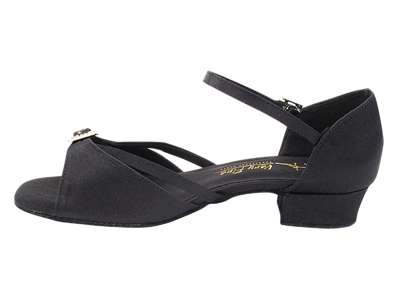 1720FT Black Satin with 1" Heel (8881) in the photo