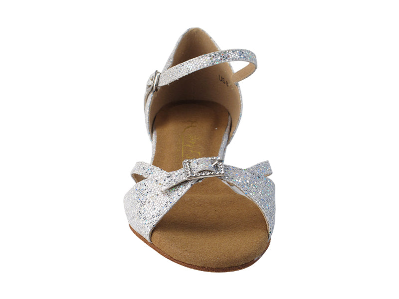 1720FT Silver Scale with 1" Flat Heel in the photo