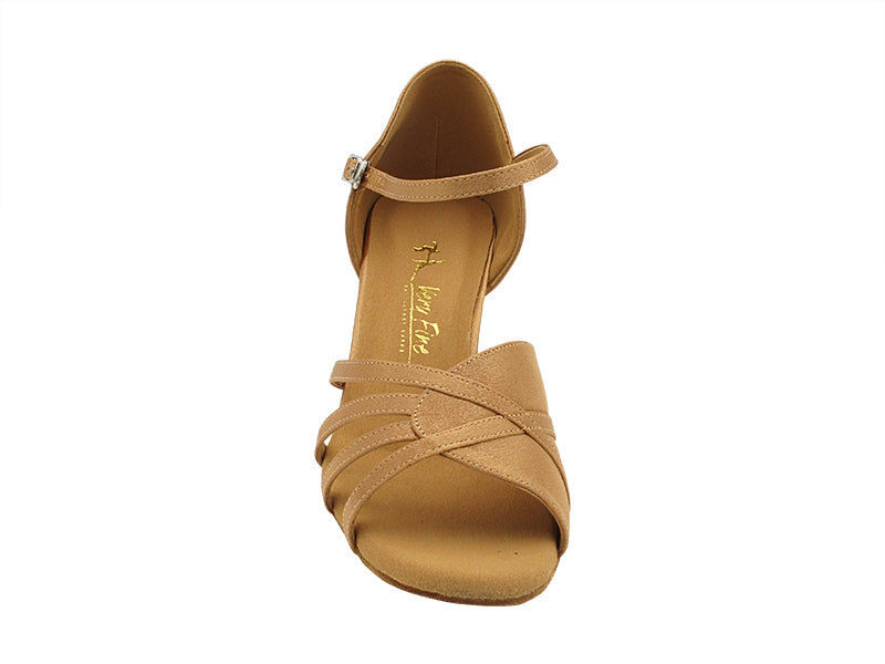 1749 Brown Satin with 2.5" Heel (2899) in the photo