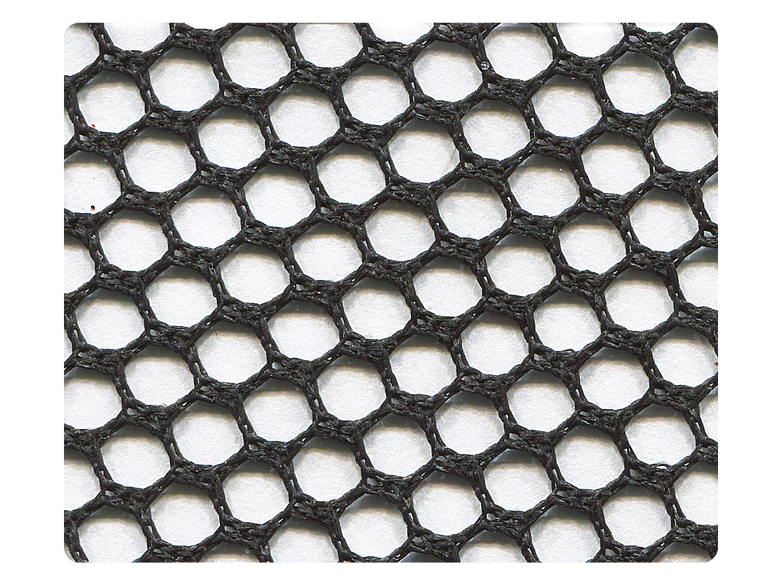 176 Black Mesh Fabric Swatch
