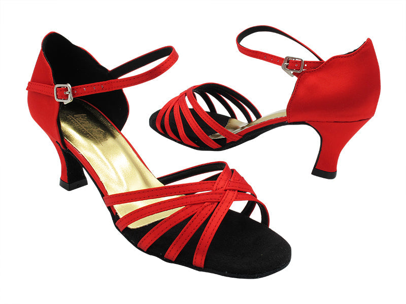 1785 Red Satin with 2.5" Heel (2899) in the photo