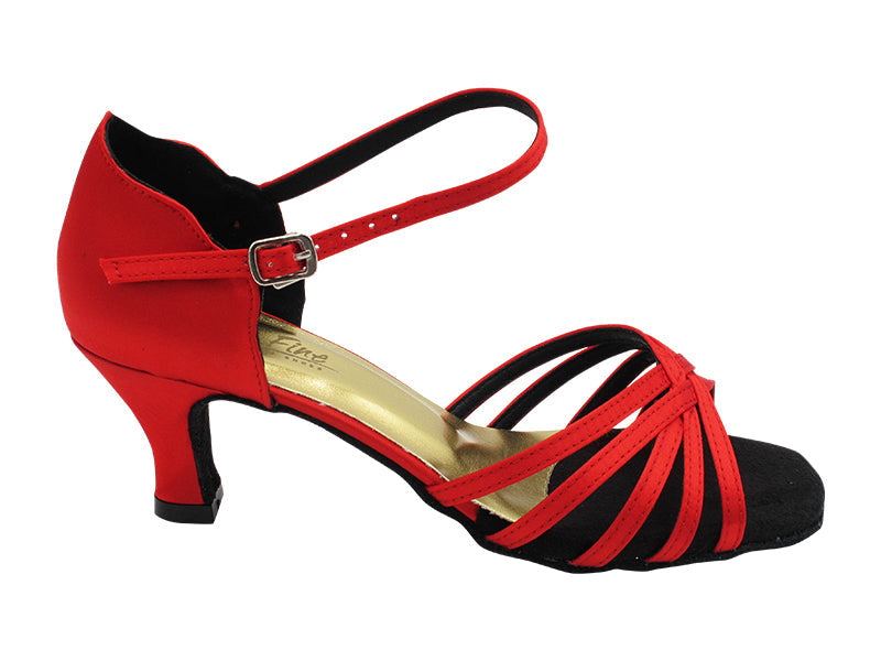 1785 Red Satin with 2.5" Heel (2899) in the photo