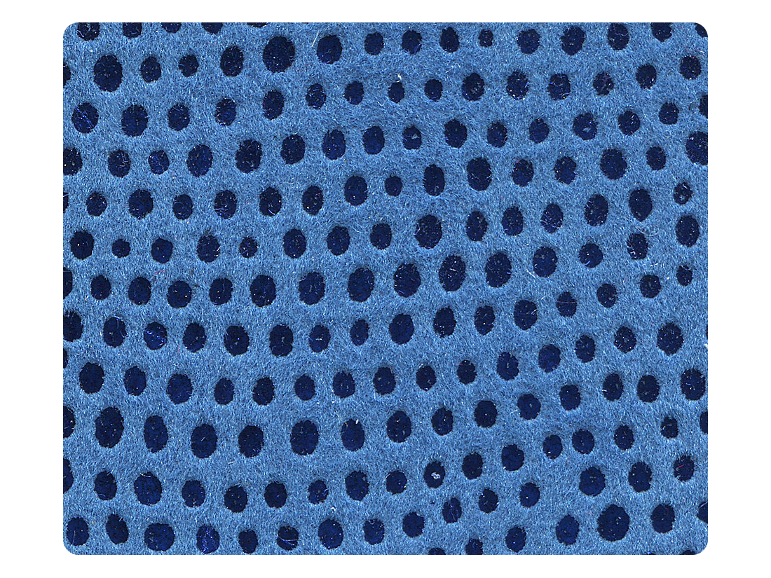 180 Illusion Blue Velvet Fabric Swatch