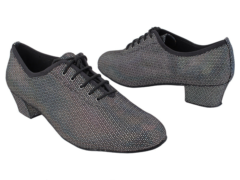 2001 322 Black Iridescent Diamond Velvet with 1.5" Heel (2001) in the photo