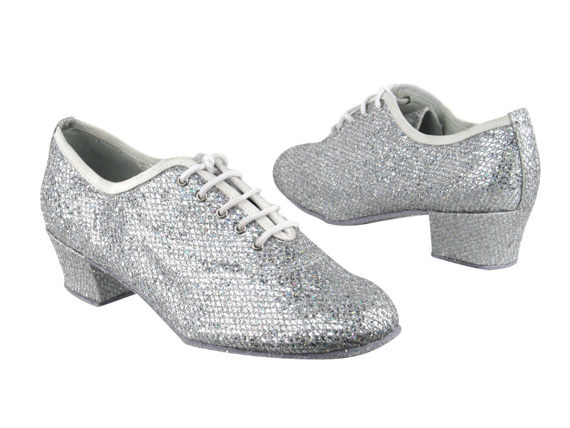 2001 6 Silver Sparklenet with 1.5" Heel in the photo