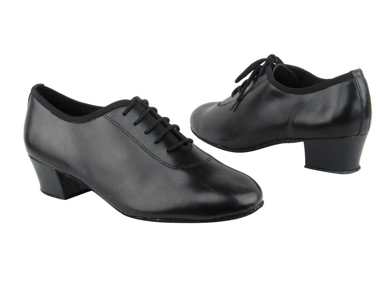 2001 Black Leather_Without Perforated with 1.5" Heel in the photo